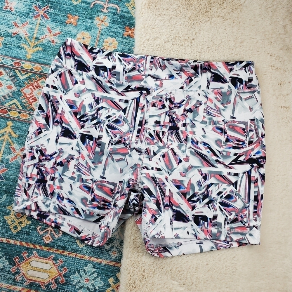 Pro Player Multicolor Bike Shorts 1X